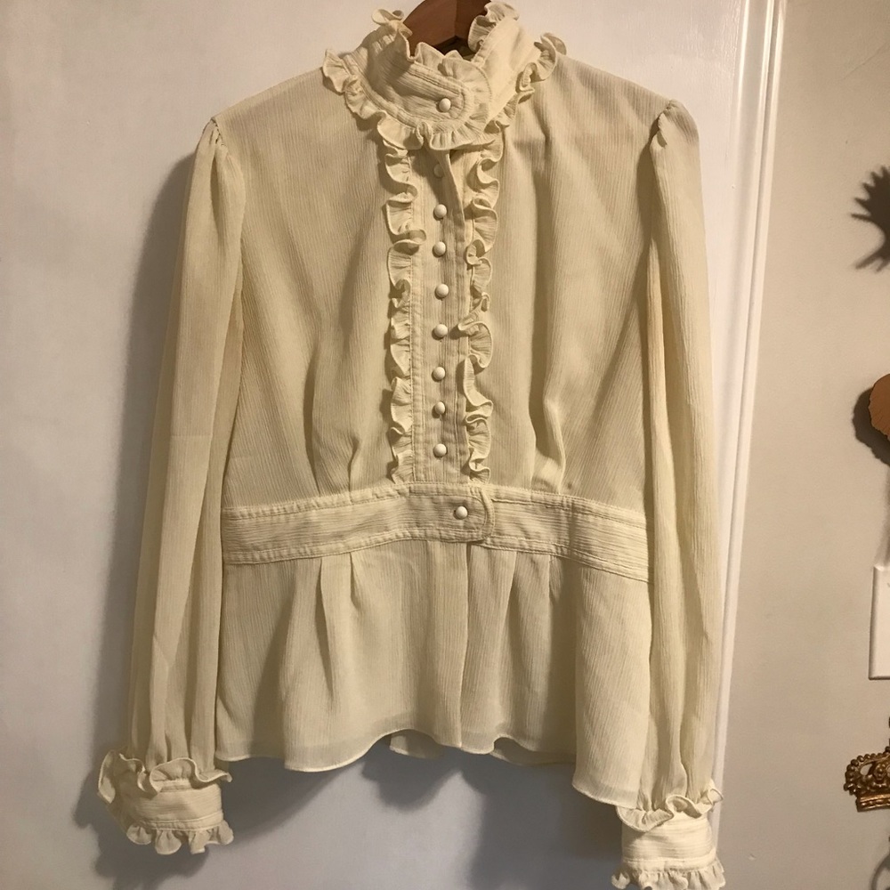 GUC Alice Temperley for Target ruffled shirt